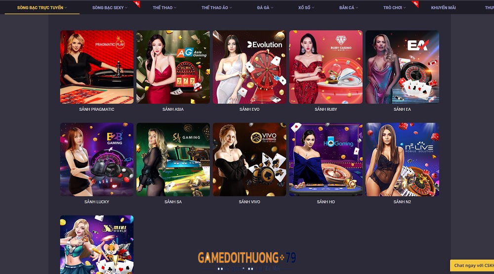 Cá cược Vegas Empire – Nhà cái quốc tế dành cho game thủ Việt